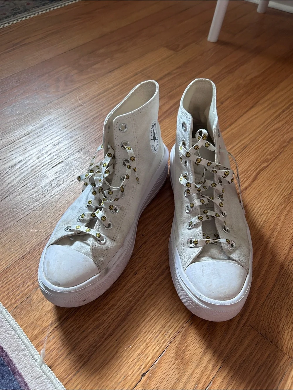 Converse white high